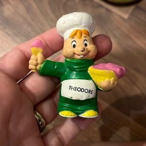 Vintage 1983 Theodore Alvin And The Chipmunks PVC Figure Bagdasarian Productions
